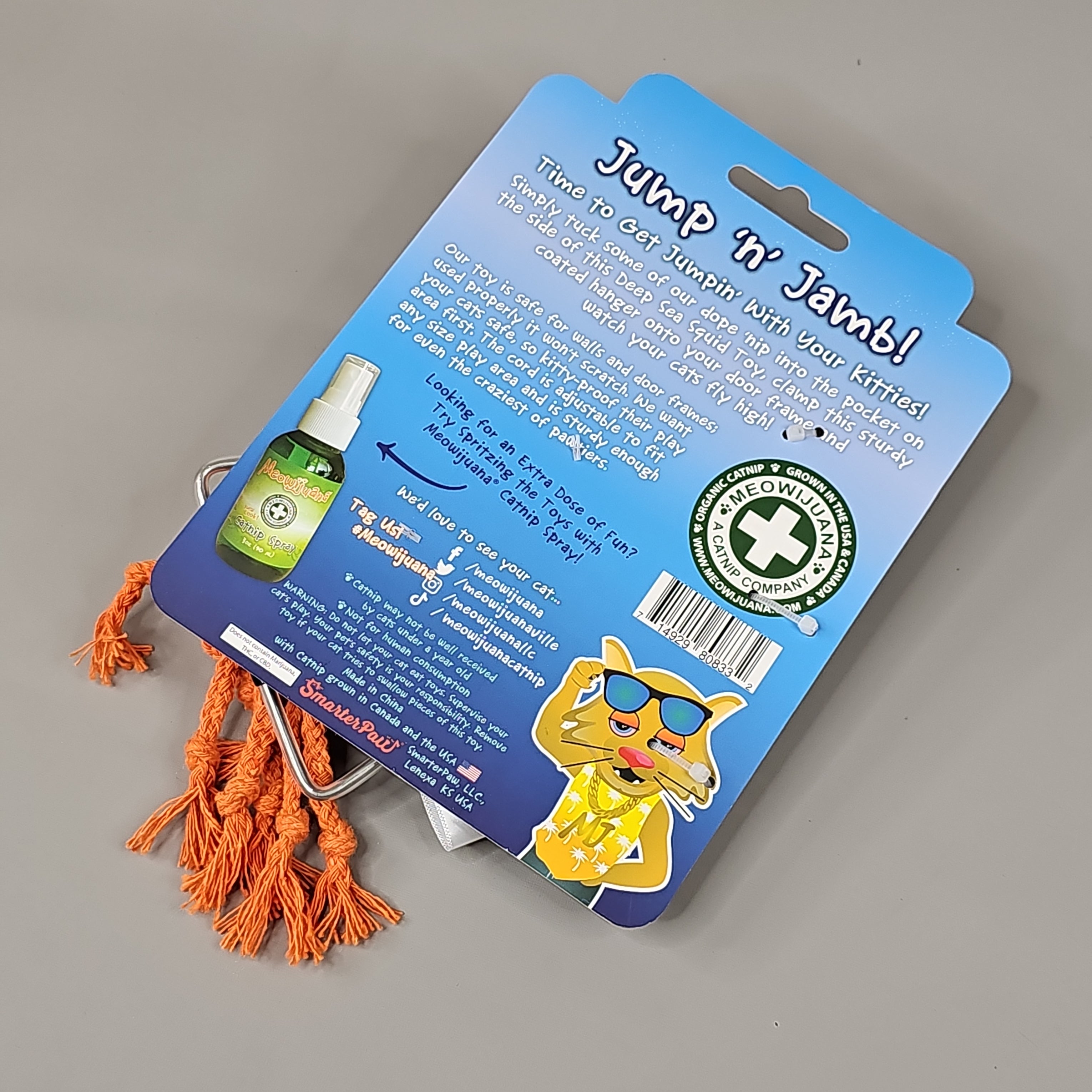 SMARTER PAW Meowijuana Organic Catnip Cat Toy Variety Pack (New)