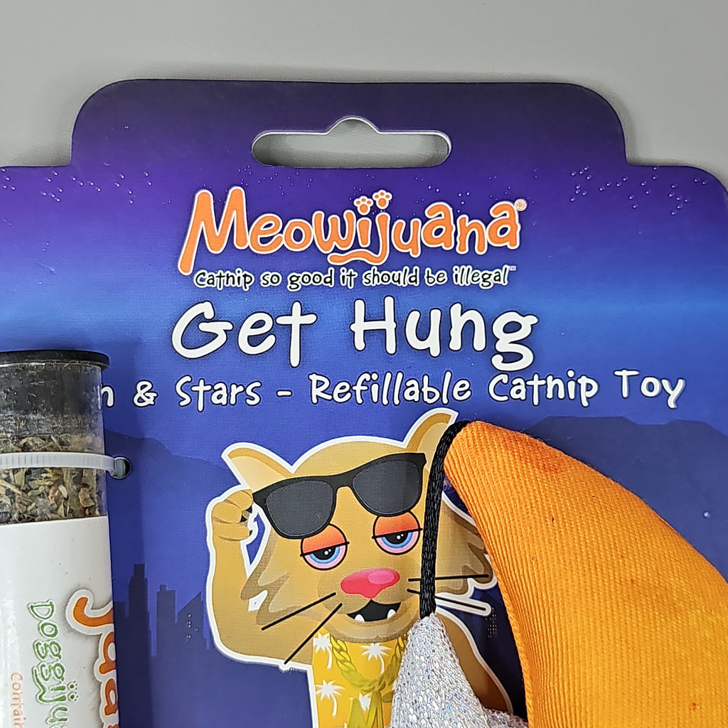 SMARTER PAW Meowijuana Organic Catnip Toy CASE OF 24! Get Hung Moon & Starts Cat Toy (New)