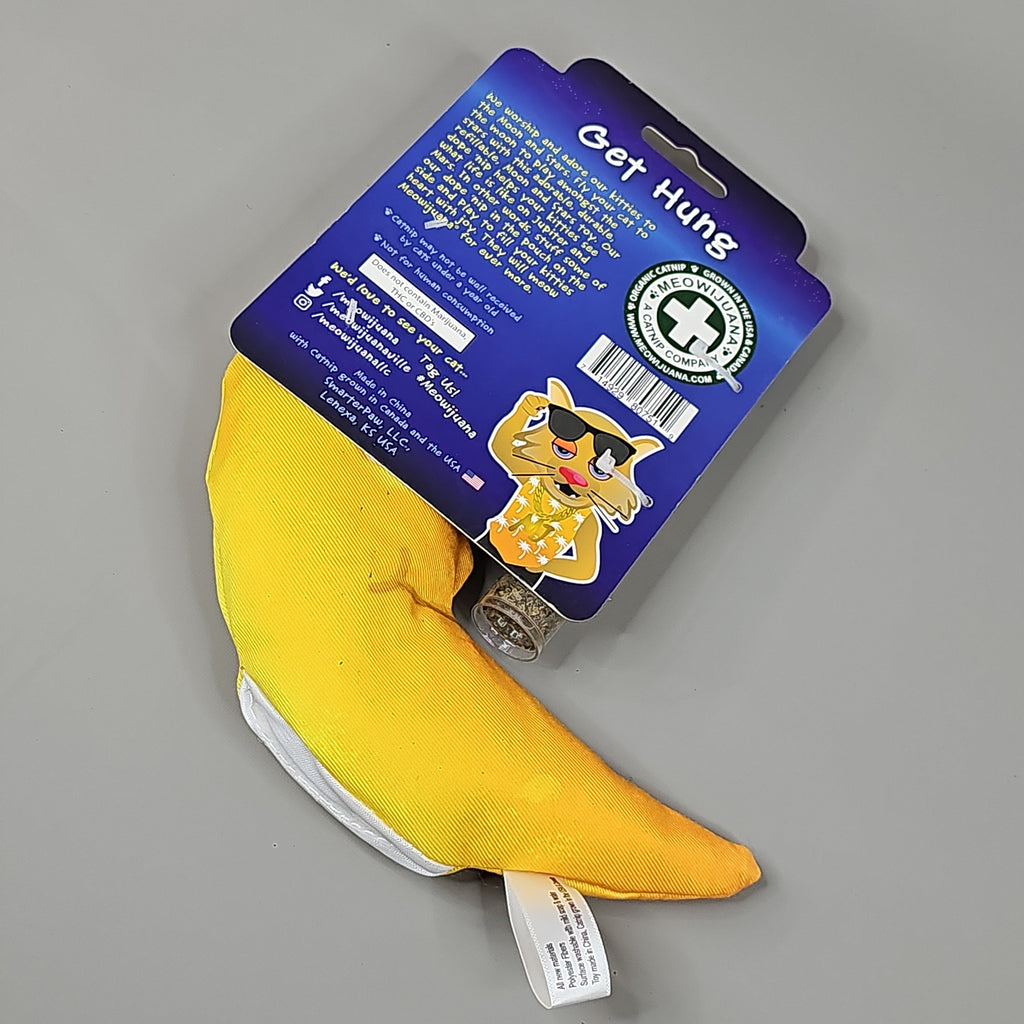 SMARTER PAW Meowijuana Organic Catnip Toy CASE OF 24! Get Hung Moon & Starts Cat Toy (New)