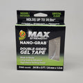 SHURTAPE Duck Max Strength Nano-Grab Double Sided Gel Tape .49"X5' 2mm Gauge (New)