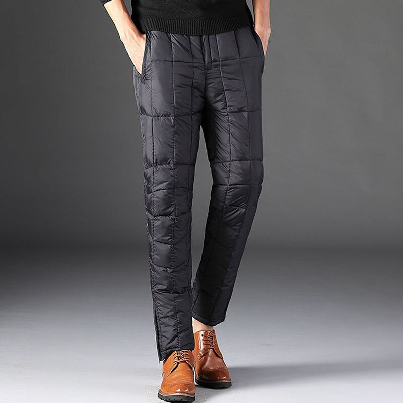 Thicken plus fat high waist plus size warm cotton pants
