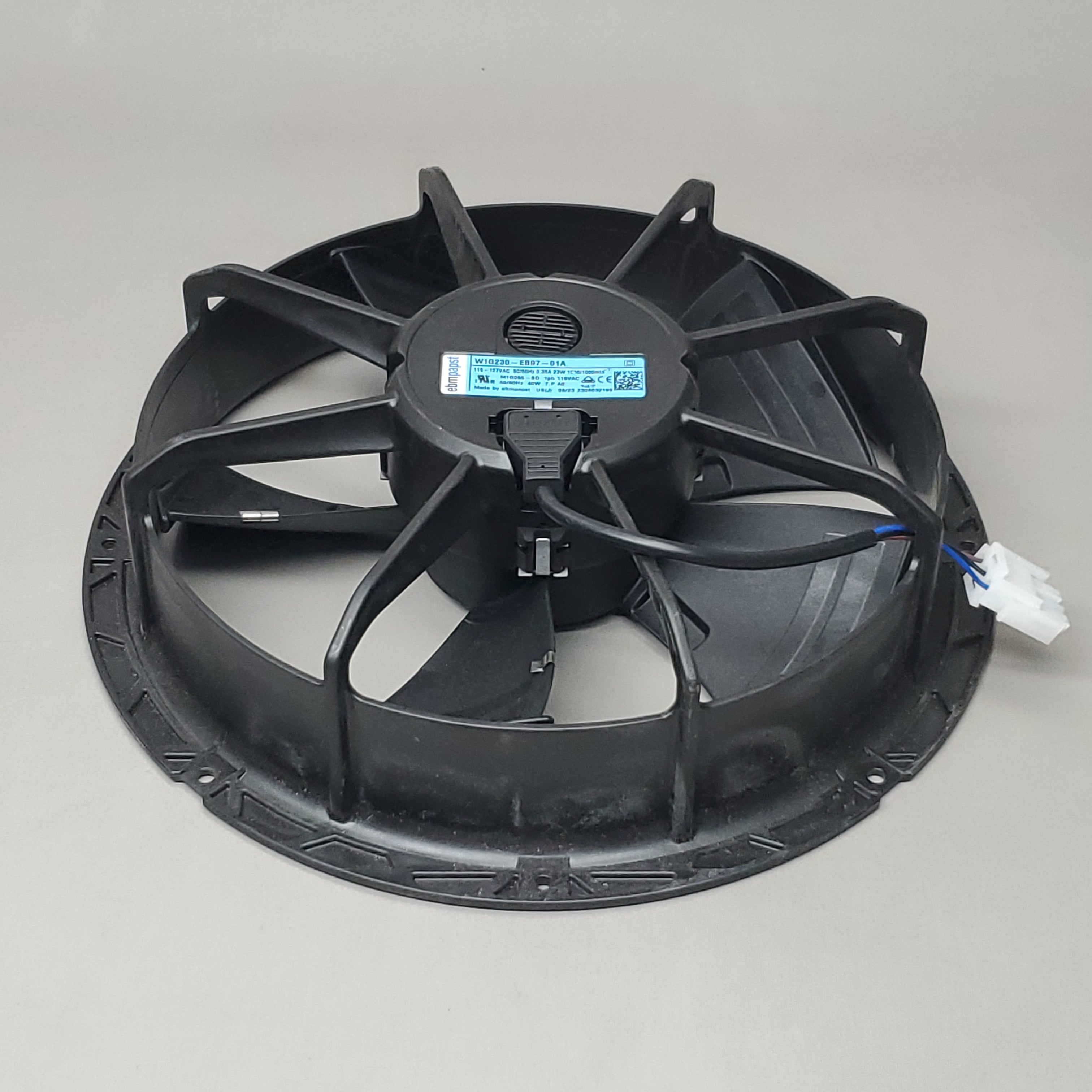 EBMPAPST Axial Fan 11-127VAC 50/60hz 23 Watt 1500 RPM W1G230-EB97-01A