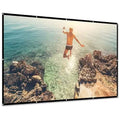16:9 Foldable Projector Screen Anti-Crease Wall Mounted