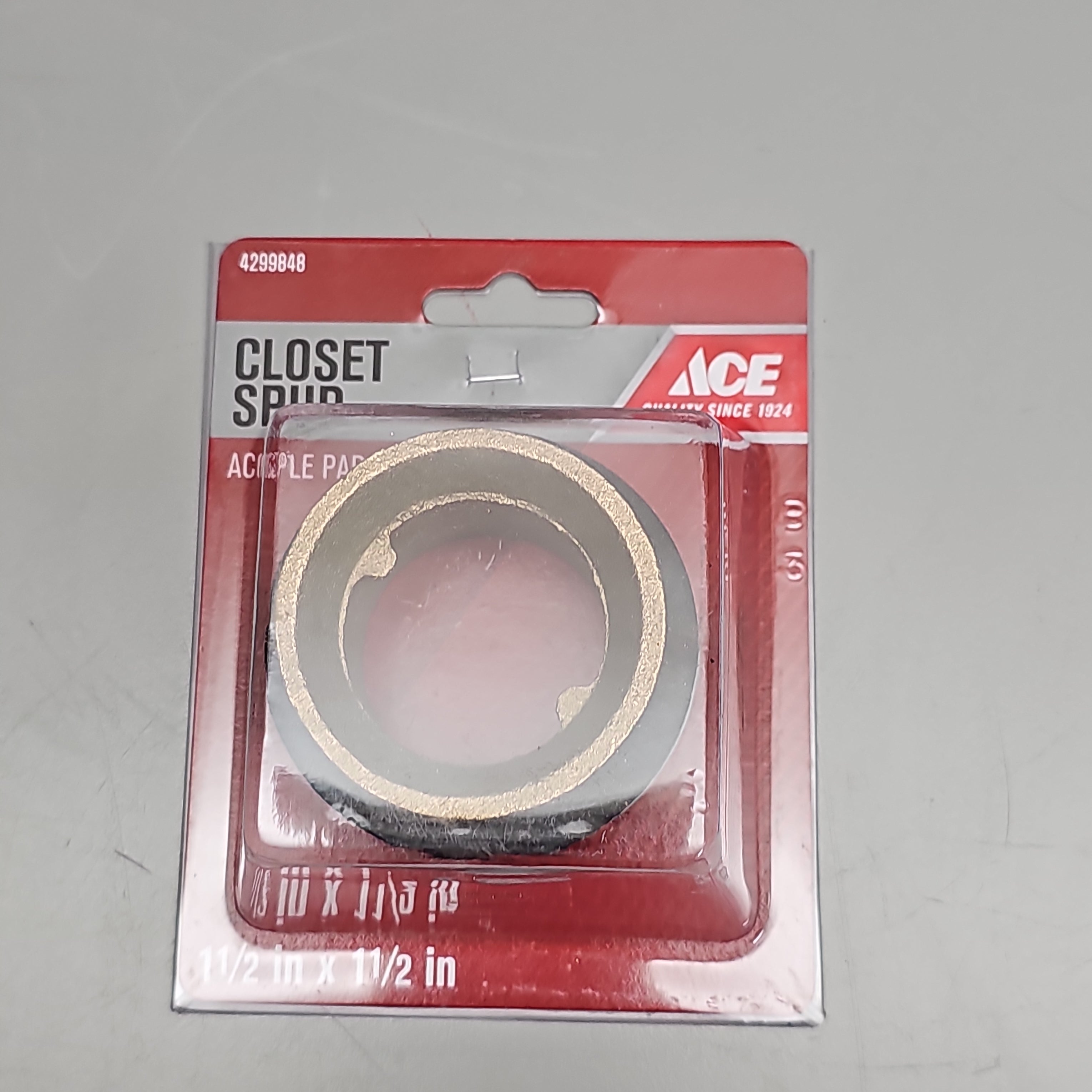 ACE HARDWARE Closet Spud 6-Pk 1.5" x 1.5" ACE827-RB 4299848 (New)