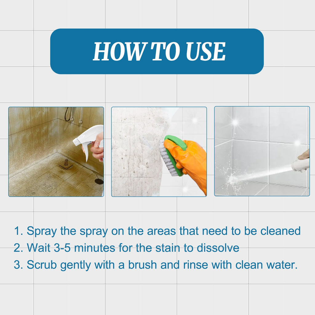 Tile Cleaner, Bathroom Tile Floor Marble Bright Strong Dirt Remover