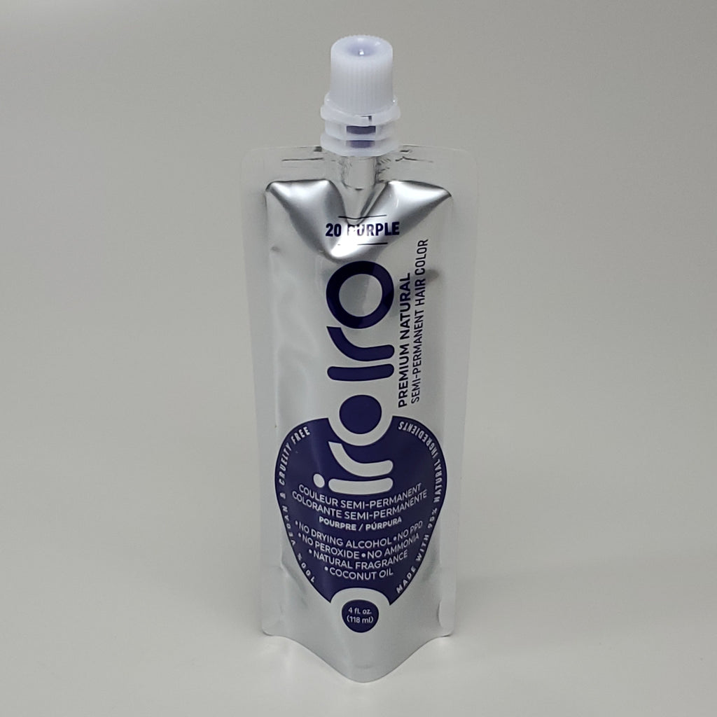 IROIRO 12 PK! Premium Natural 20-Purple Semi Permanent Hair Color 4 fl oz (New)