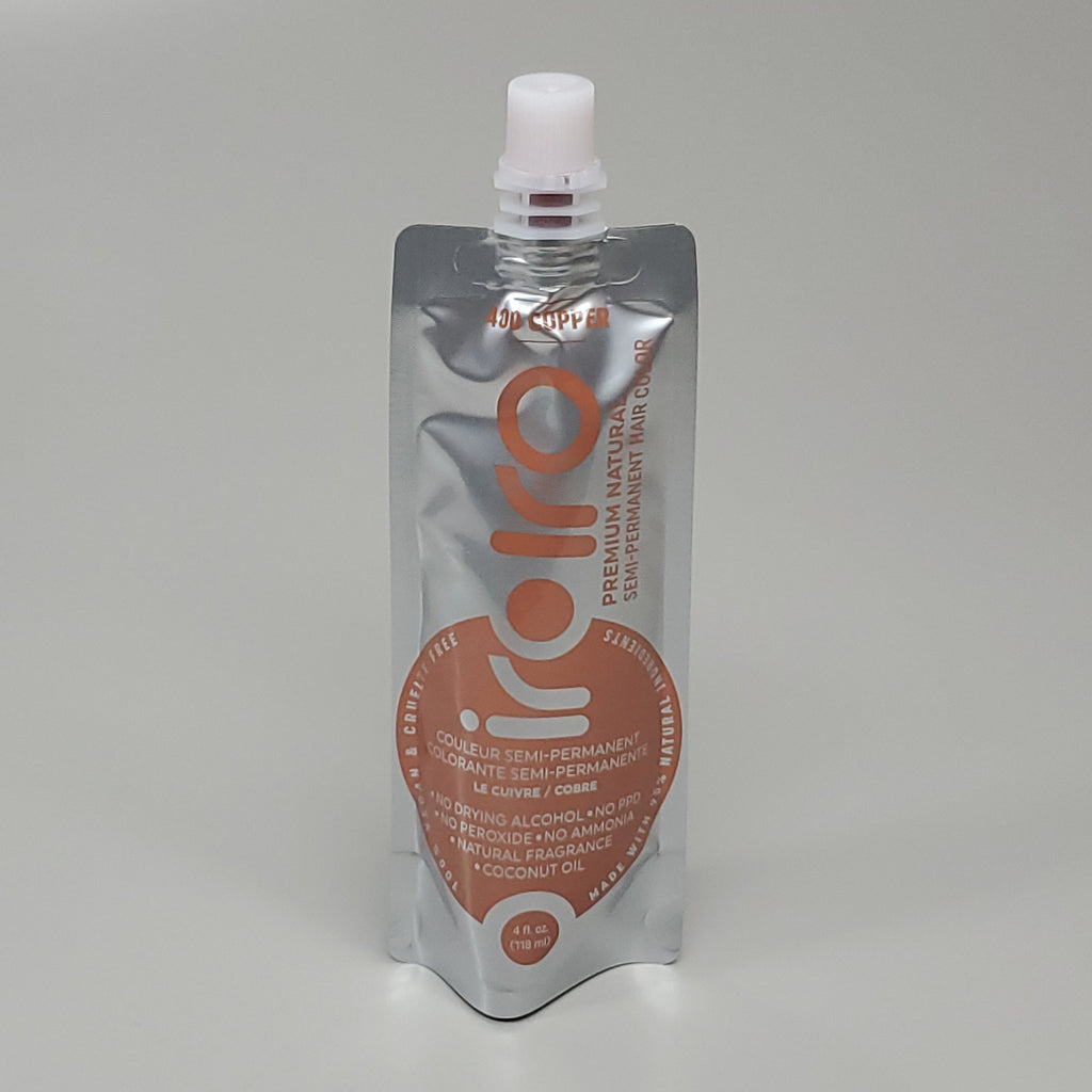 IROIRO 12 PK! Premium Natural 400-Copper Semi Permanent Hair Color 4 fl oz (New)