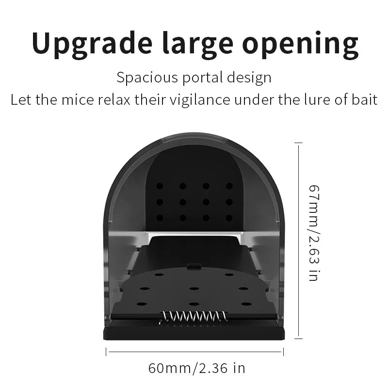Mouse Trap New Type of Rat Trap High sensitivity plastic mouse trap Reusable Outdoor farmland catch rats catch voles