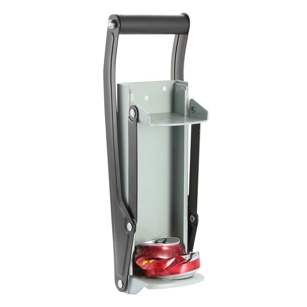 16oz Can Crusher Heavy Duty Metal with Bottle Opener Wall Mounted