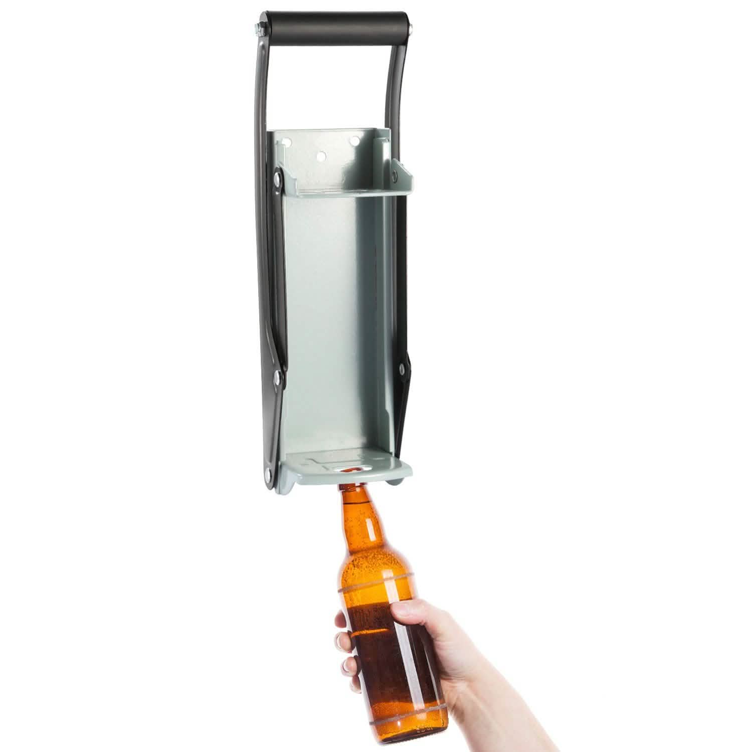 16oz Can Crusher Heavy Duty Metal with Bottle Opener Wall Mounted