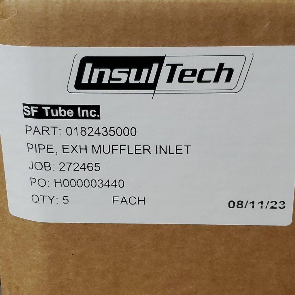 INSULTECH Exhaust Muffler Inlet Pipe S-Shape 0182435000