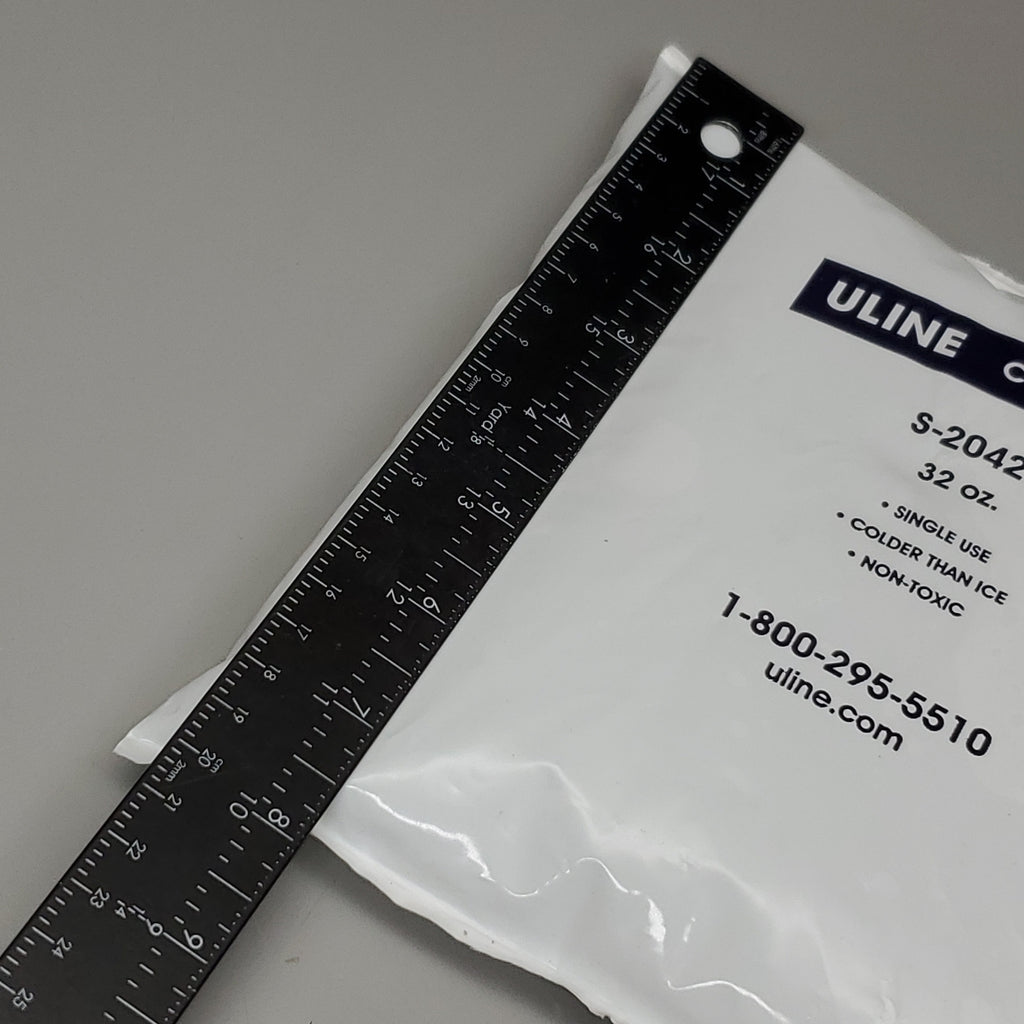 ULINE Case of 9 Single Use Cold Packs 32 oz, S-20426 (New)