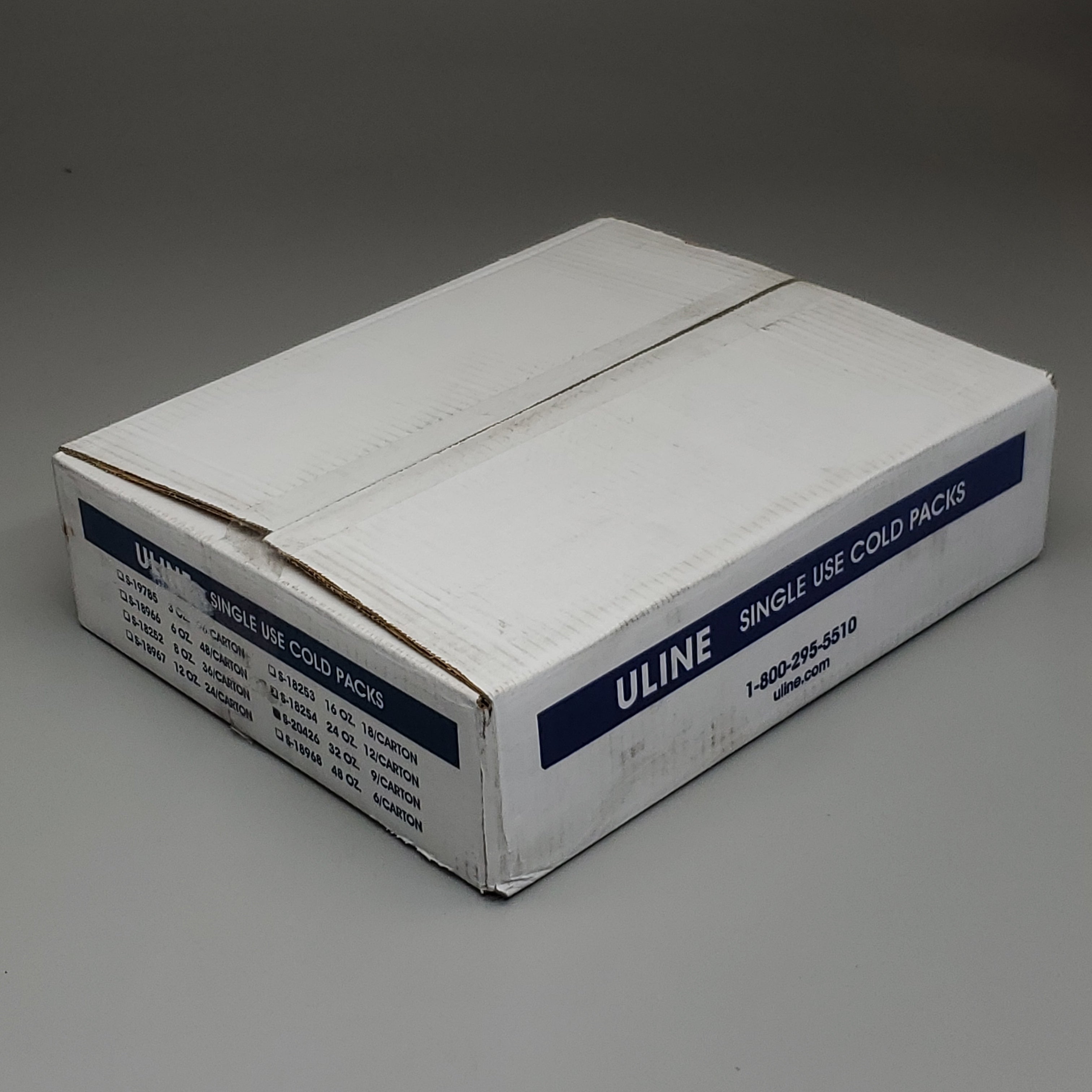 ULINE Case of 9 Single Use Cold Packs 32 oz, S-20426 (New)