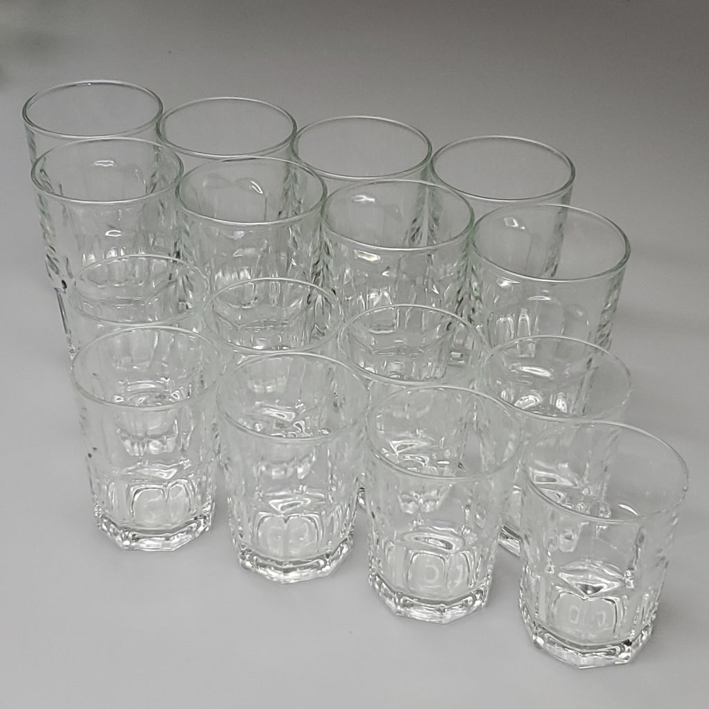 BOSTON GLASSWARE 16PK! 8pc 9.8 oz & 8pc 16 oz 1701446 (New)