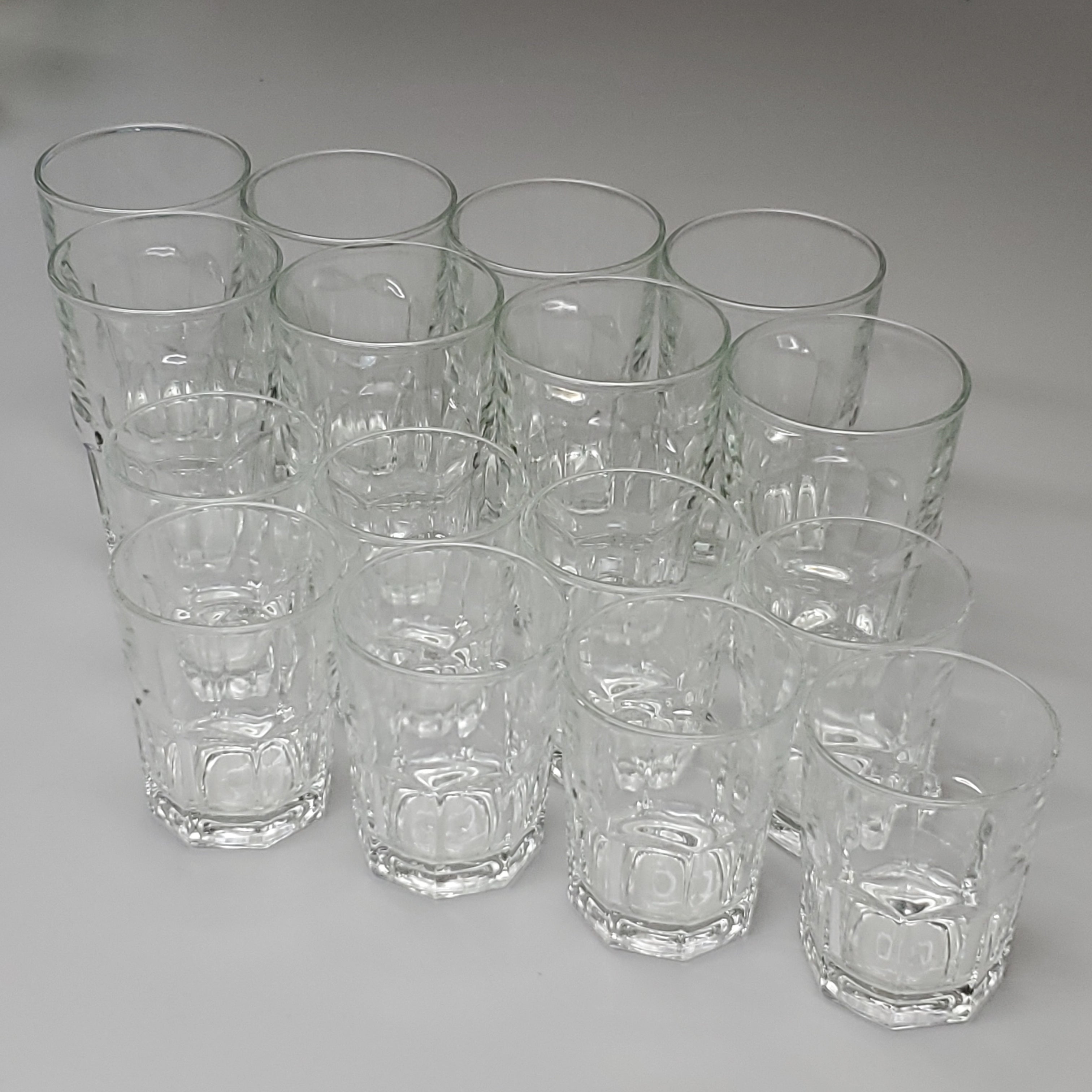 BOSTON GLASSWARE 16PK! 8pc 9.8 oz & 8pc 16 oz 1701446 (New)
