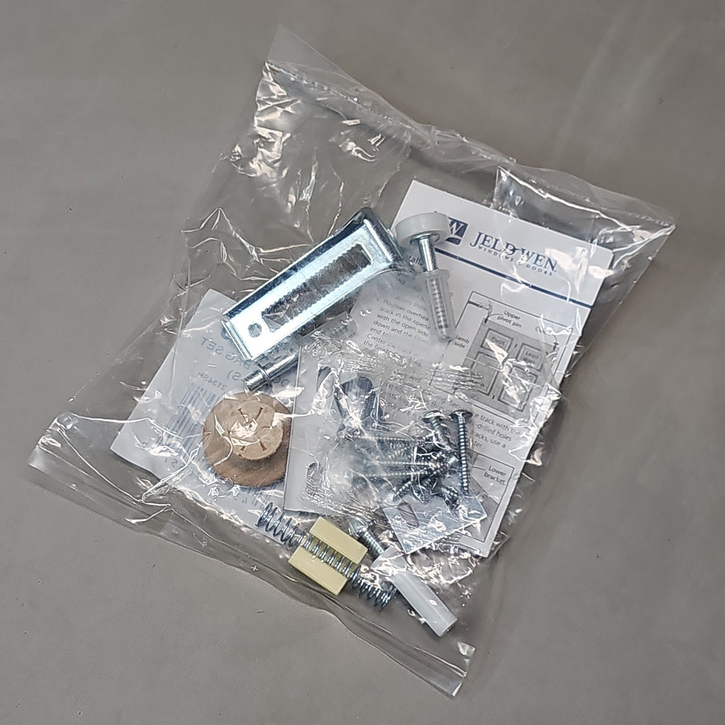 JELD-WEN Bifold Closet Door Bag Set 7/8" Track Single Set HW63710 (New)