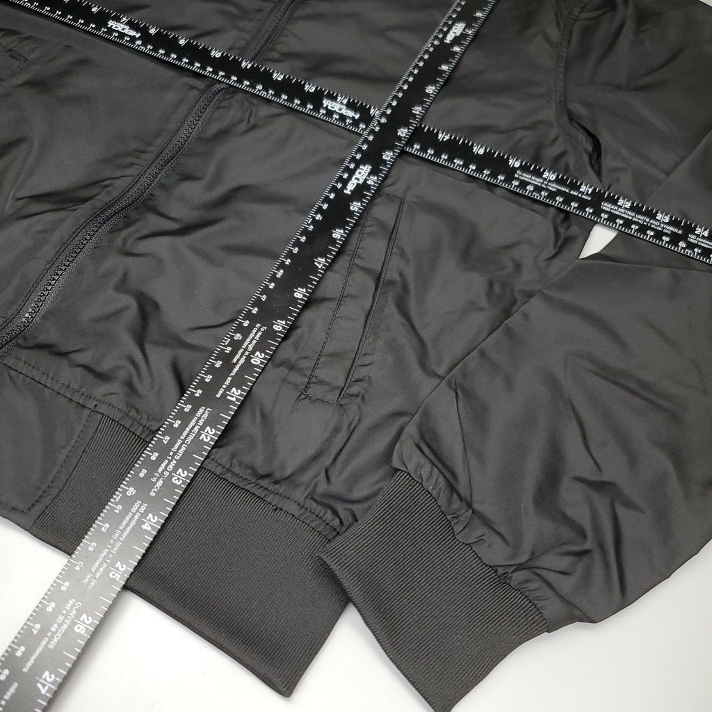 INDEPENDENT TRADING CO. Men's Lightweight Bomber Jacket Sz S Black (New)