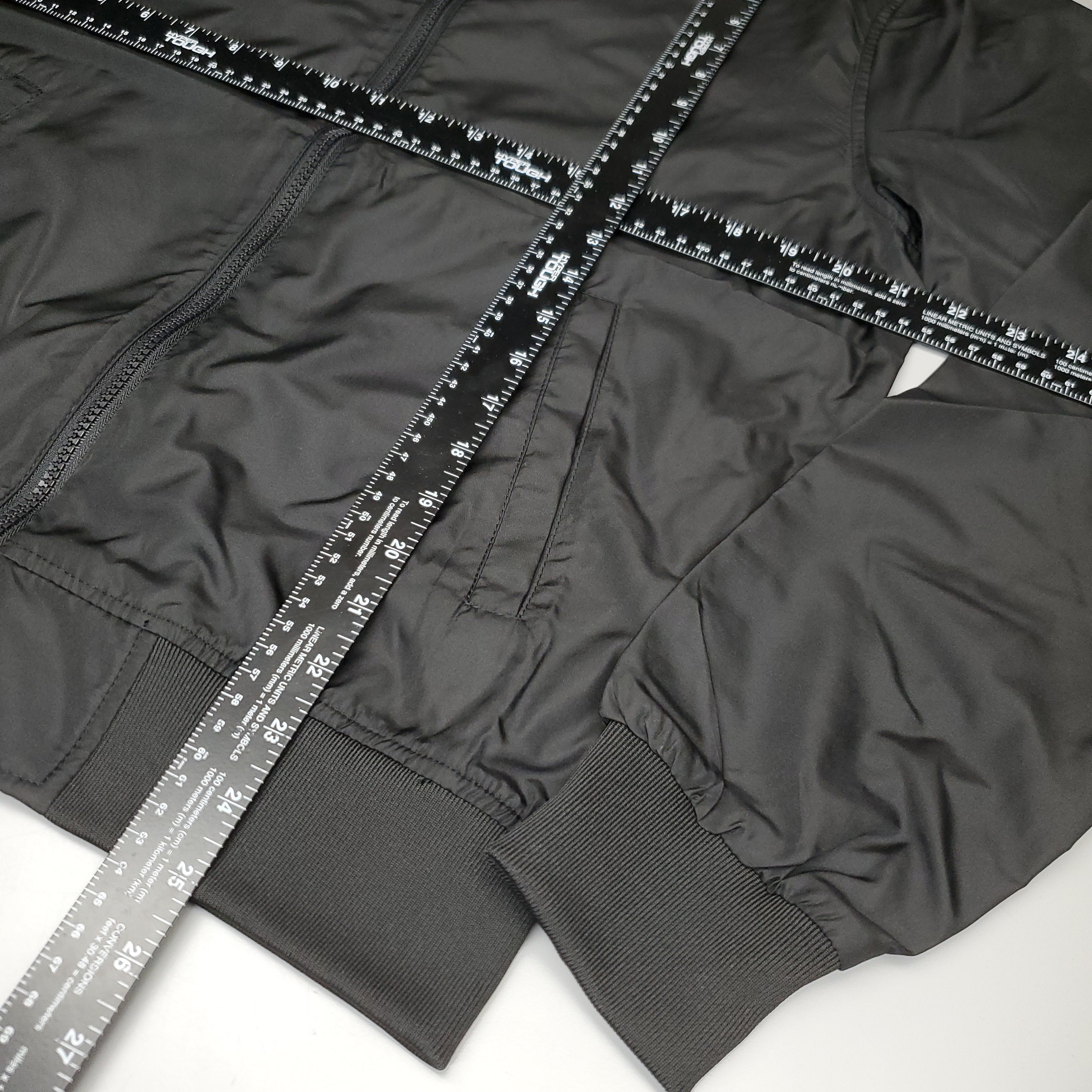 INDEPENDENT TRADING CO. Men's Lightweight Bomber Jacket Sz S Black (New)