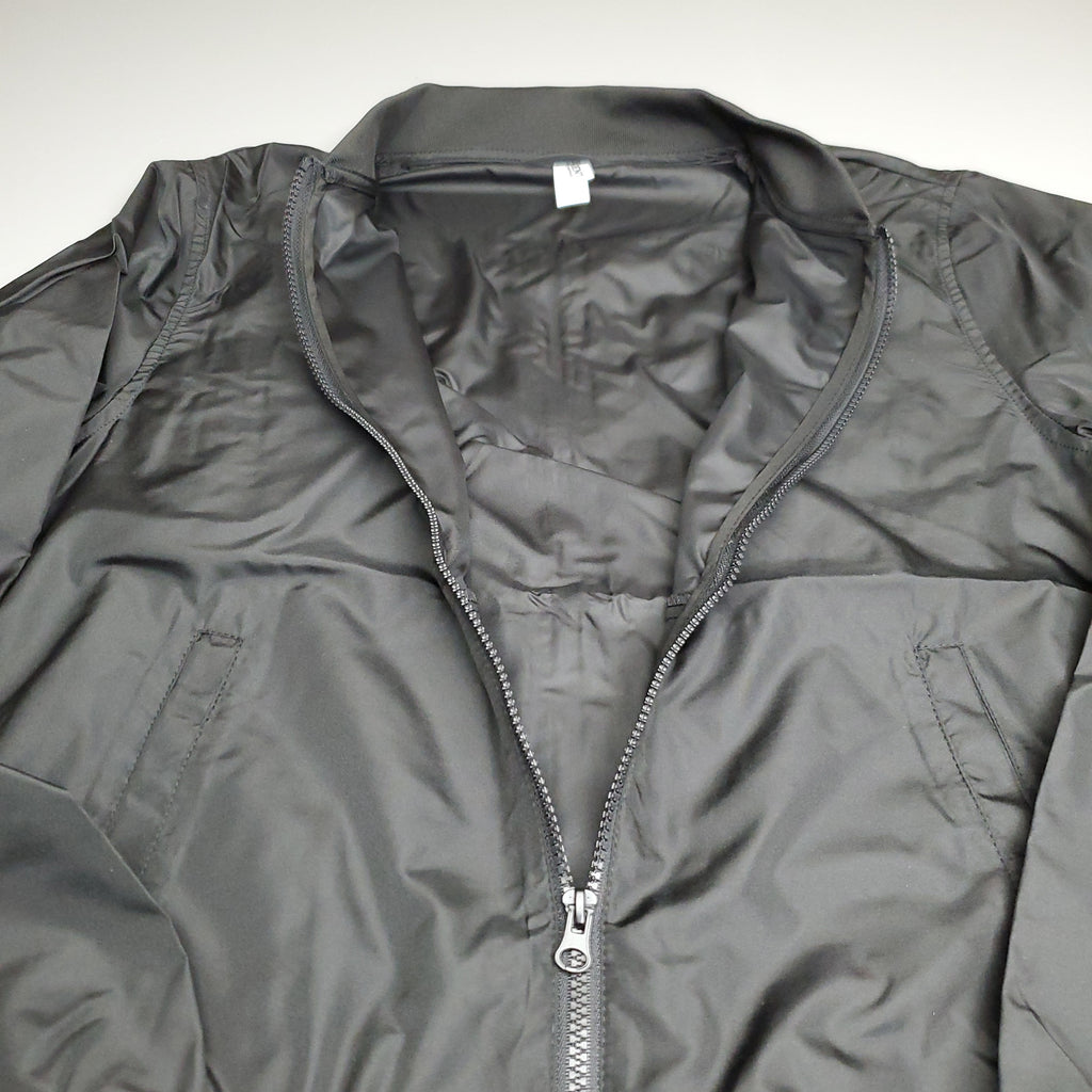 INDEPENDENT TRADING CO. Men's Lightweight Bomber Jacket Sz S Black (New)