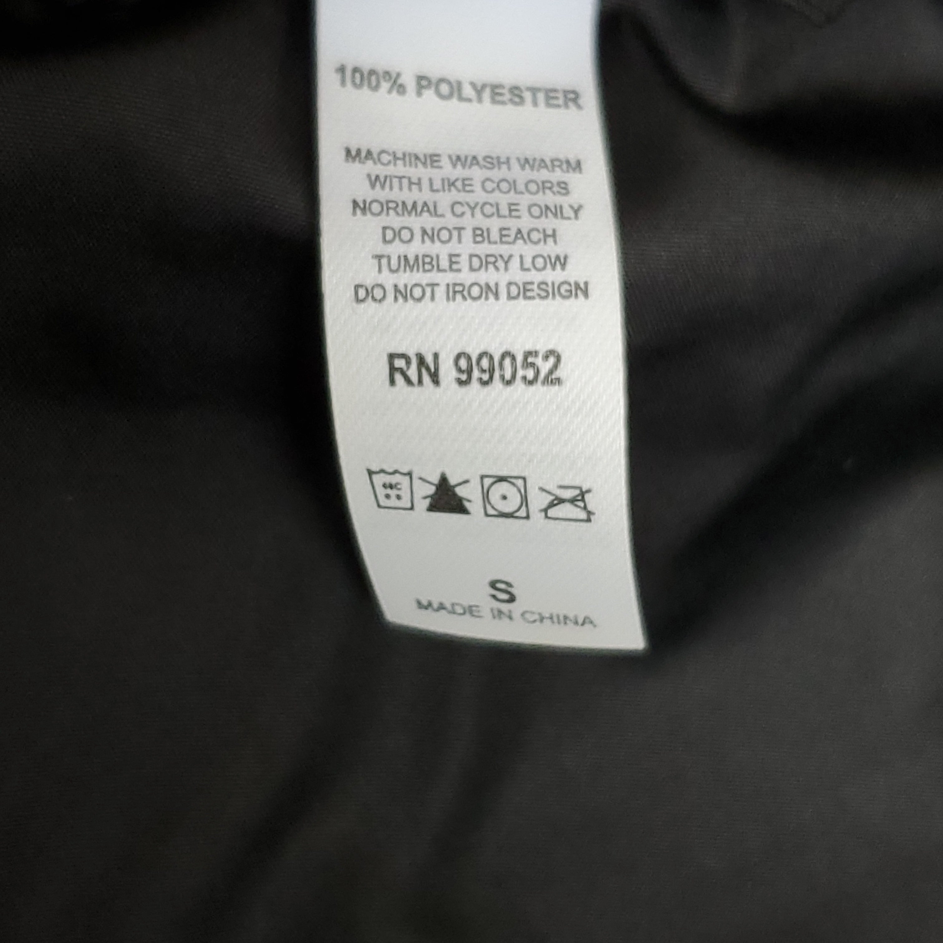 INDEPENDENT TRADING CO. Men's Lightweight Bomber Jacket Sz S Black (New)