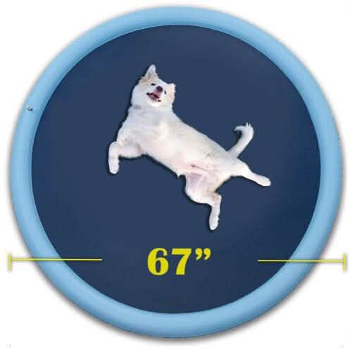 170CM Splash Play Mat Inflatable Water Toy Sprinkler Pad Kid Toddler Dog