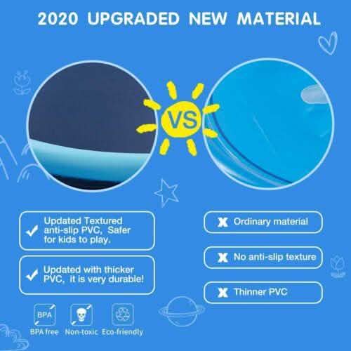 170CM Splash Play Mat Inflatable Water Toy Sprinkler Pad Kid Toddler Dog