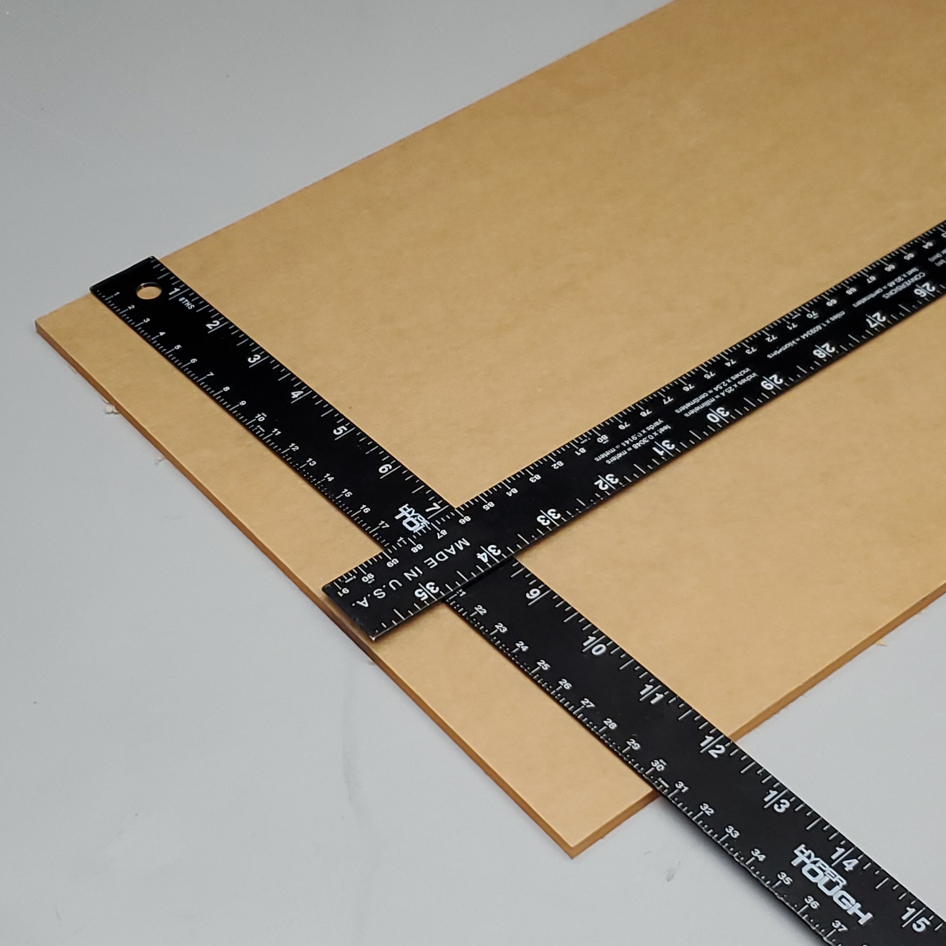 Clear Plexiglass Acrylic Plastic Piece .250 X 12" X 32" Paper Masked GS-43044540