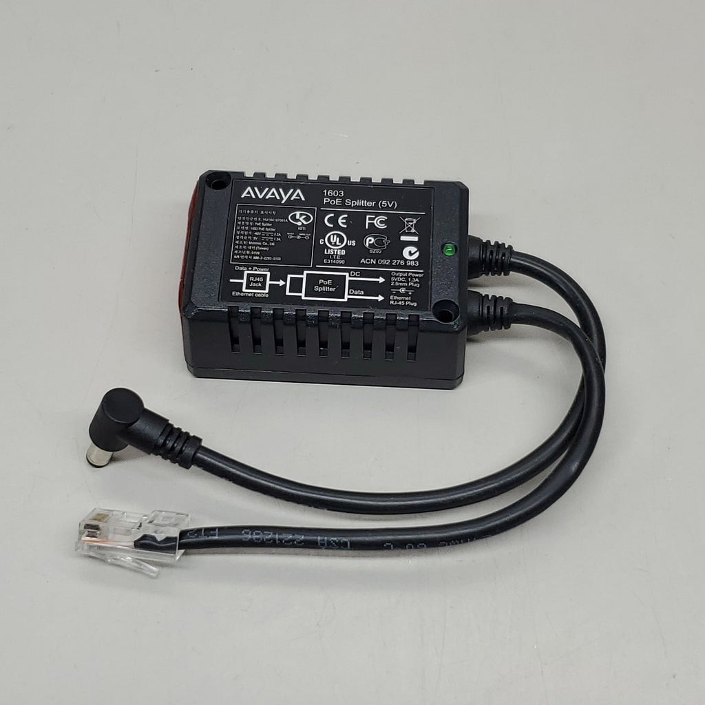 AVAYA 1603 PoE Splitter 5V 700415607 (Pre-Owned)