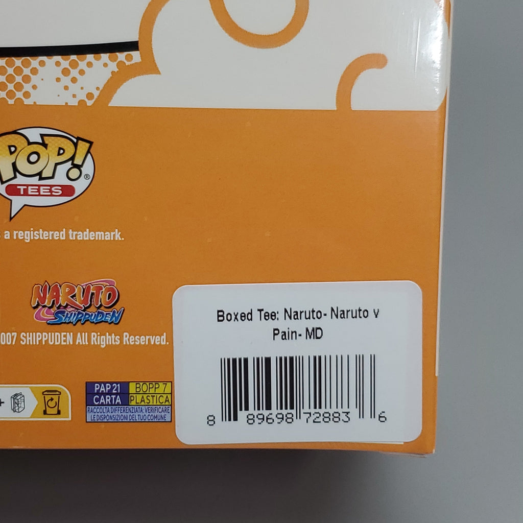 FUNKO Pop Naruto Shippuden Unisex T-Shirt SZ M Naruto vs Pain Boxed Tee