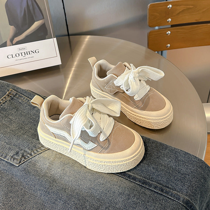 Spring And Autumn New Boys Casual Sneaker Korean Girls Soft Bottom