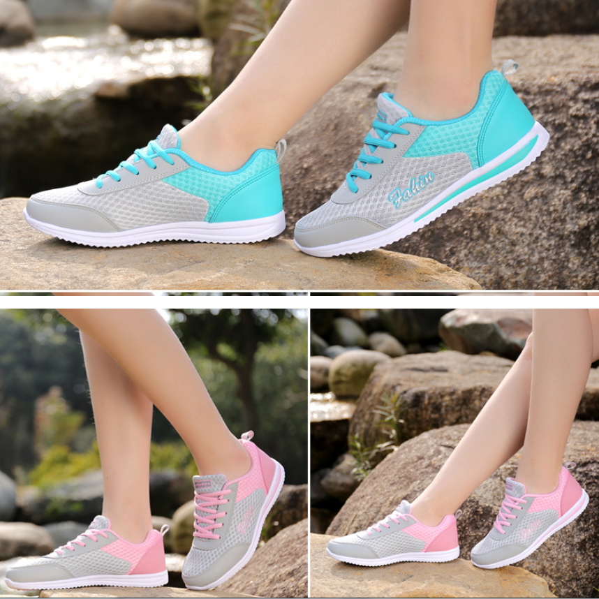 2021 spring summer new big size women's shoes, ladies casual flat sole shoes, sports shoes, fashionable women shoes wholesale
