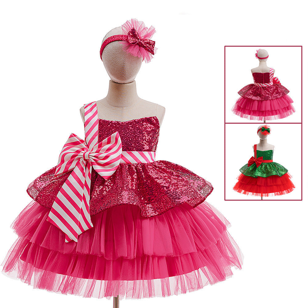 European And American Style Children's Clothing Christmas Red Green