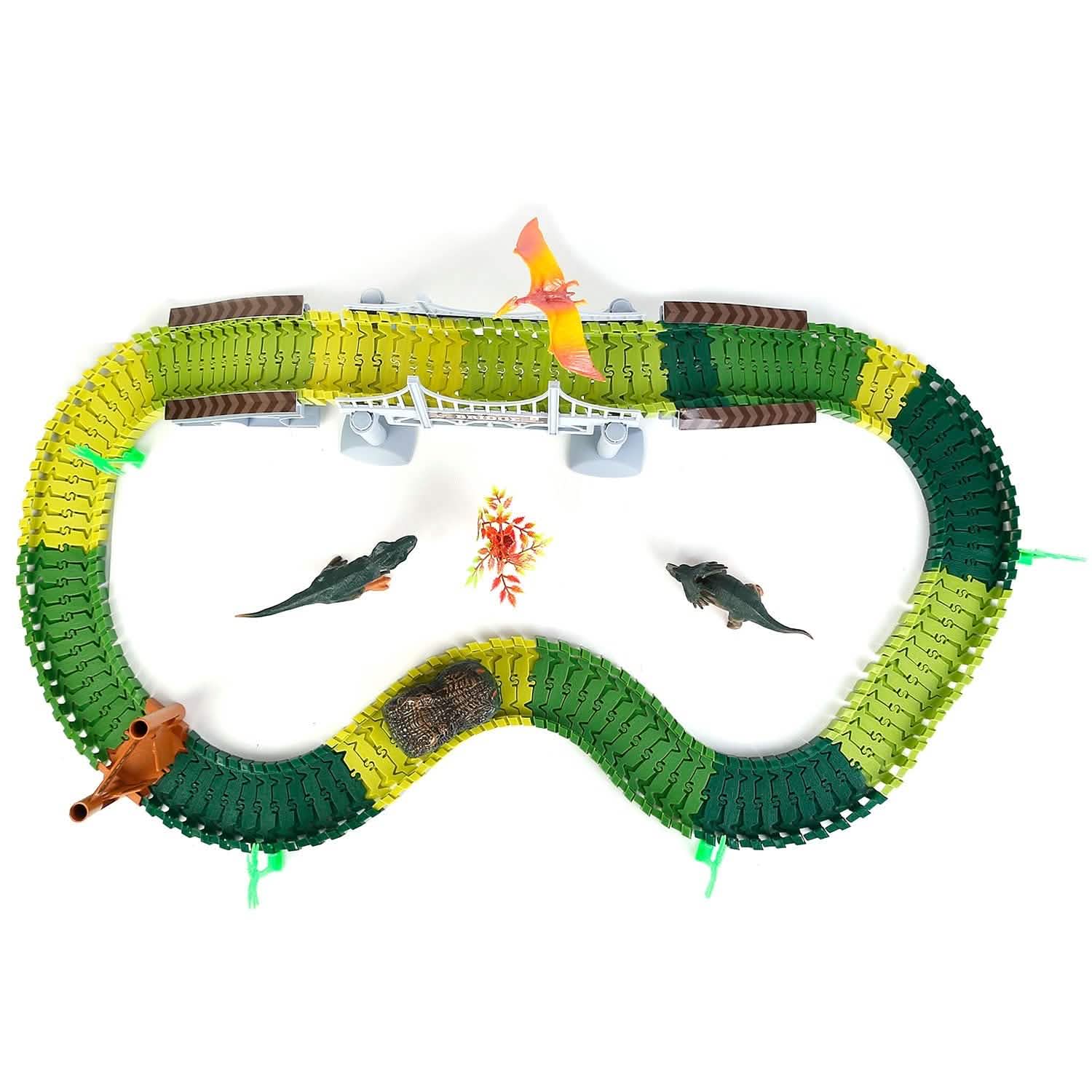 175-Piece: Dinosaur Race Track Set