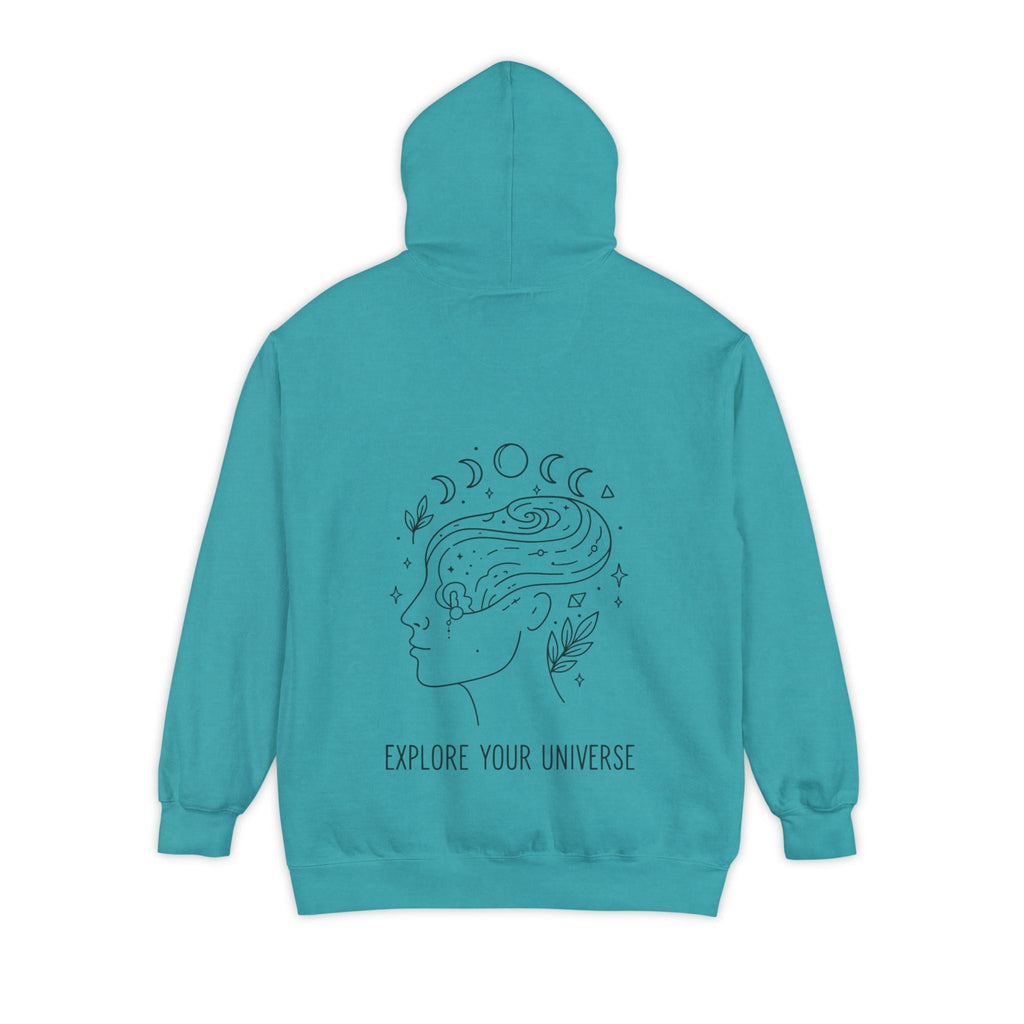 Explore Your Uniqueness Hoodie, Garment-Dyed Unisex Hoodie, Cozy Gift for Explorers, Comfortable Everyday Wear, Perfect for All Occasions