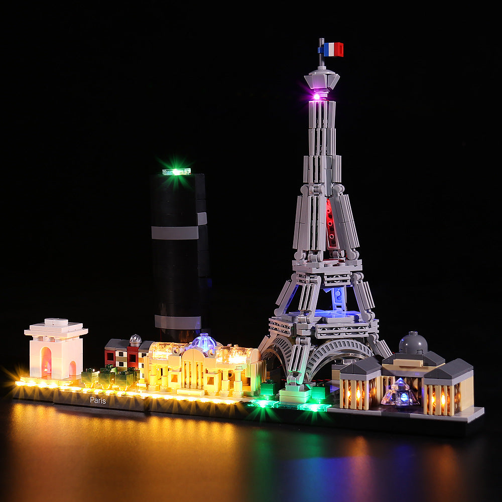 Vonado lighting is compatible with LEGO 21044 building blocks, skyline, Paris city LED lighting accessories set