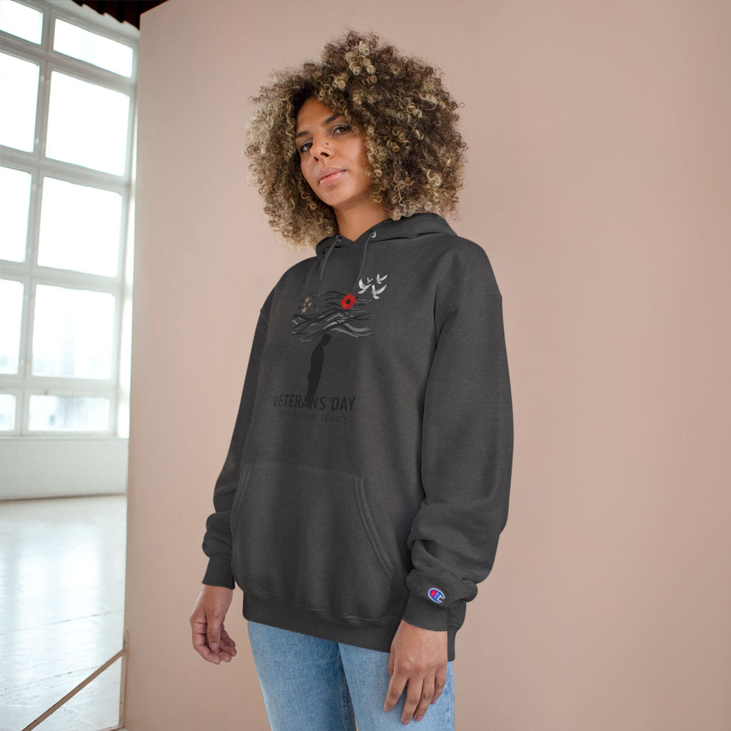 Veterans Day Champion Hoodie, Cozy Hoodie, Gift for Veterans, Memorial Day Apparel, Support Our Troops