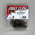 EAGLE CLAW High Carbon Steel Worms & Chunk Bait Holder Bronze #2 50pc 186F-2