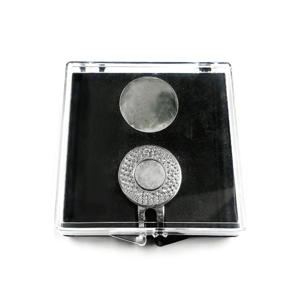 Acrylic Transparent Mark Coin Fork Cap Clip Set Gift Box