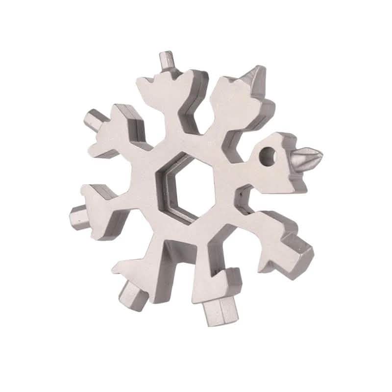18-in-1 Multi-Tool Stainless Steel Snowflake-Shaped Tool