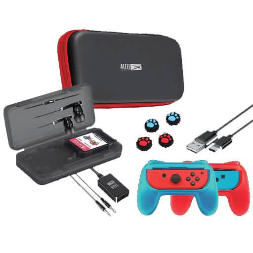 18-Pieces Set: Altec Lansing Nintendo Switch Kit