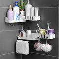 180° Rotatable Bathroom Corner Caddy Shelf