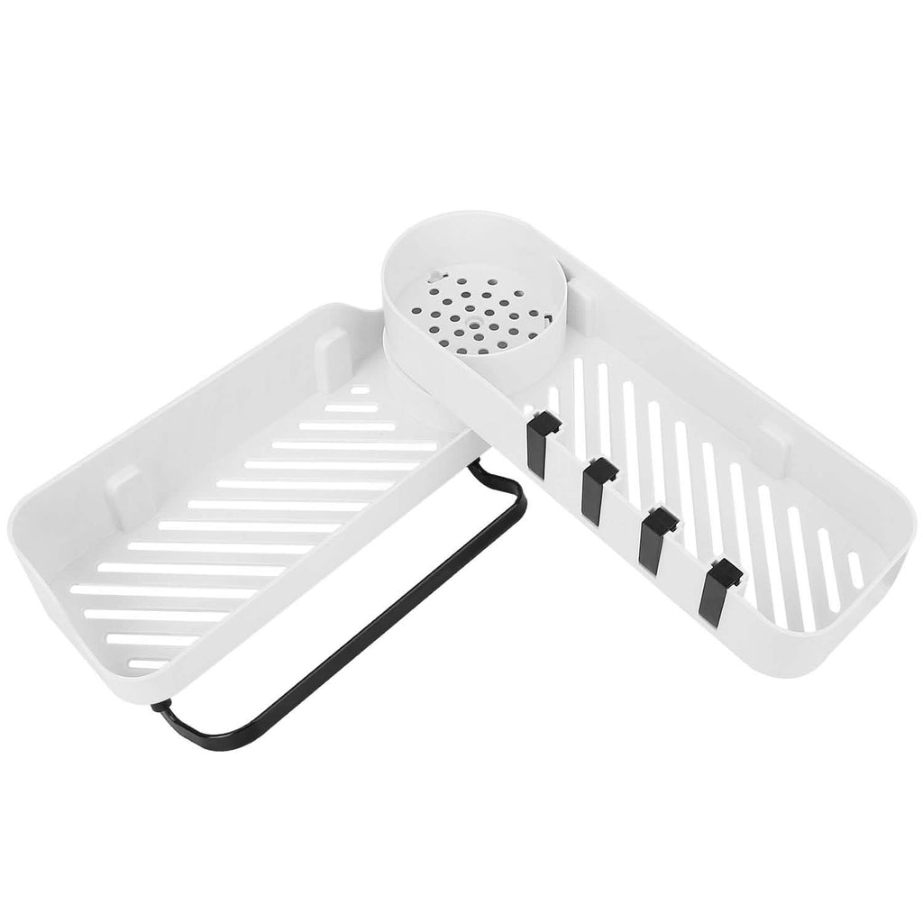 180° Rotatable Bathroom Corner Caddy Shelf