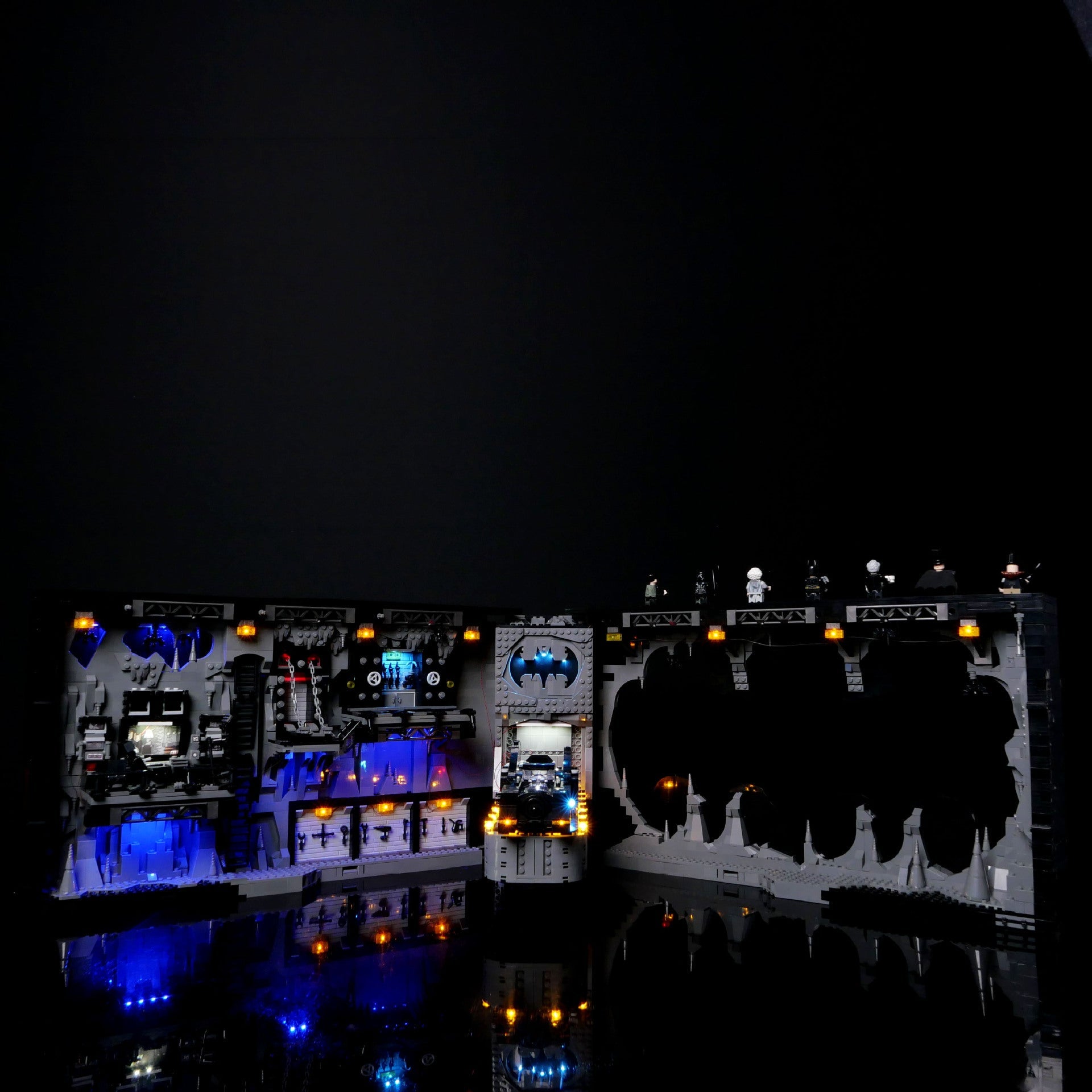 LP building block lighting suitable for LEGO 76252 Batcave Shadow Box building block model LED remote control lighting