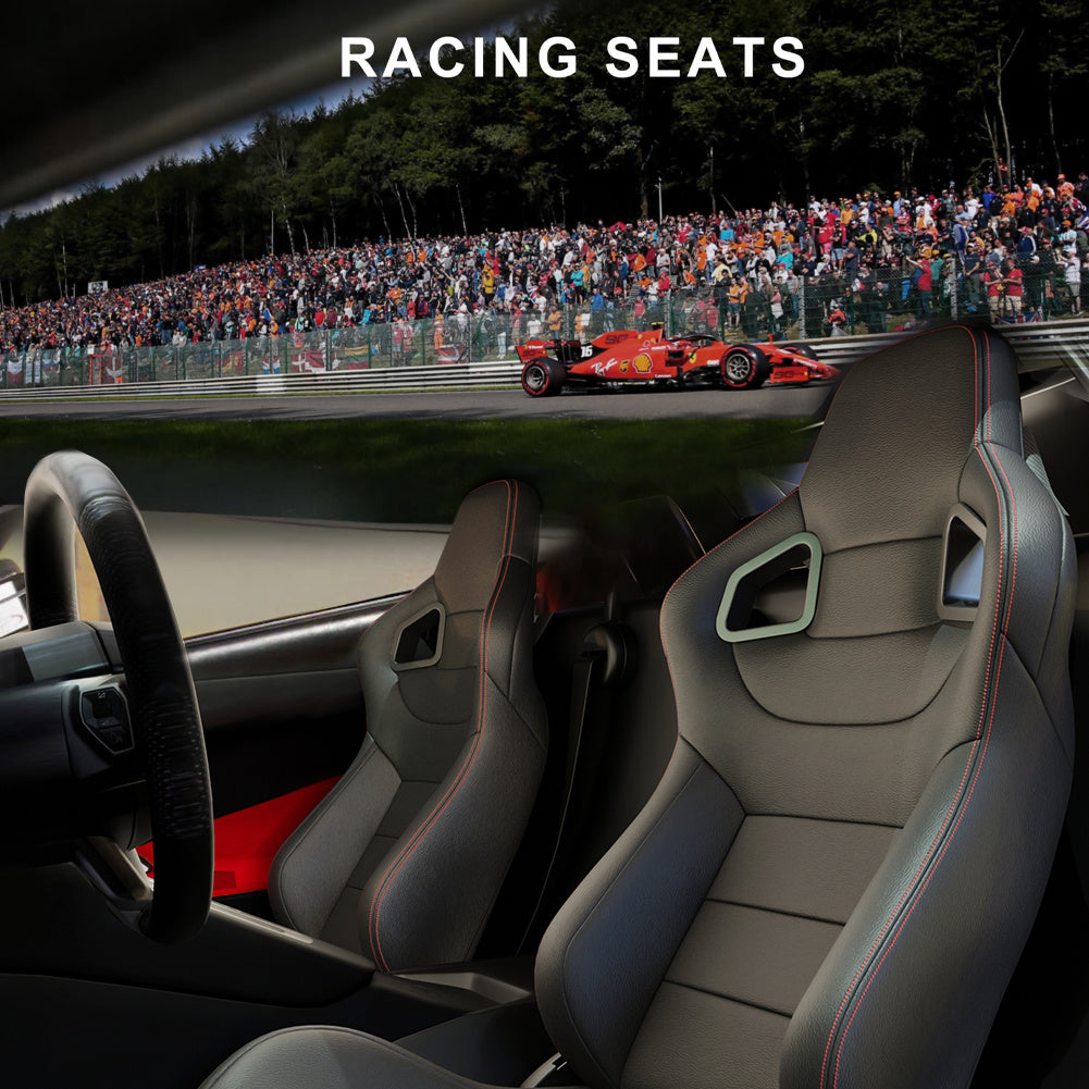 Two Universal Bucket Racing Seats -seat Bracket Not Included