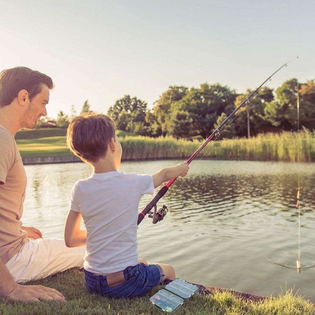188-Pieces: Portable Fishing Accessory Kit with Tackle Box