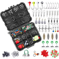 188-Pieces: Portable Fishing Accessory Kit with Tackle Box