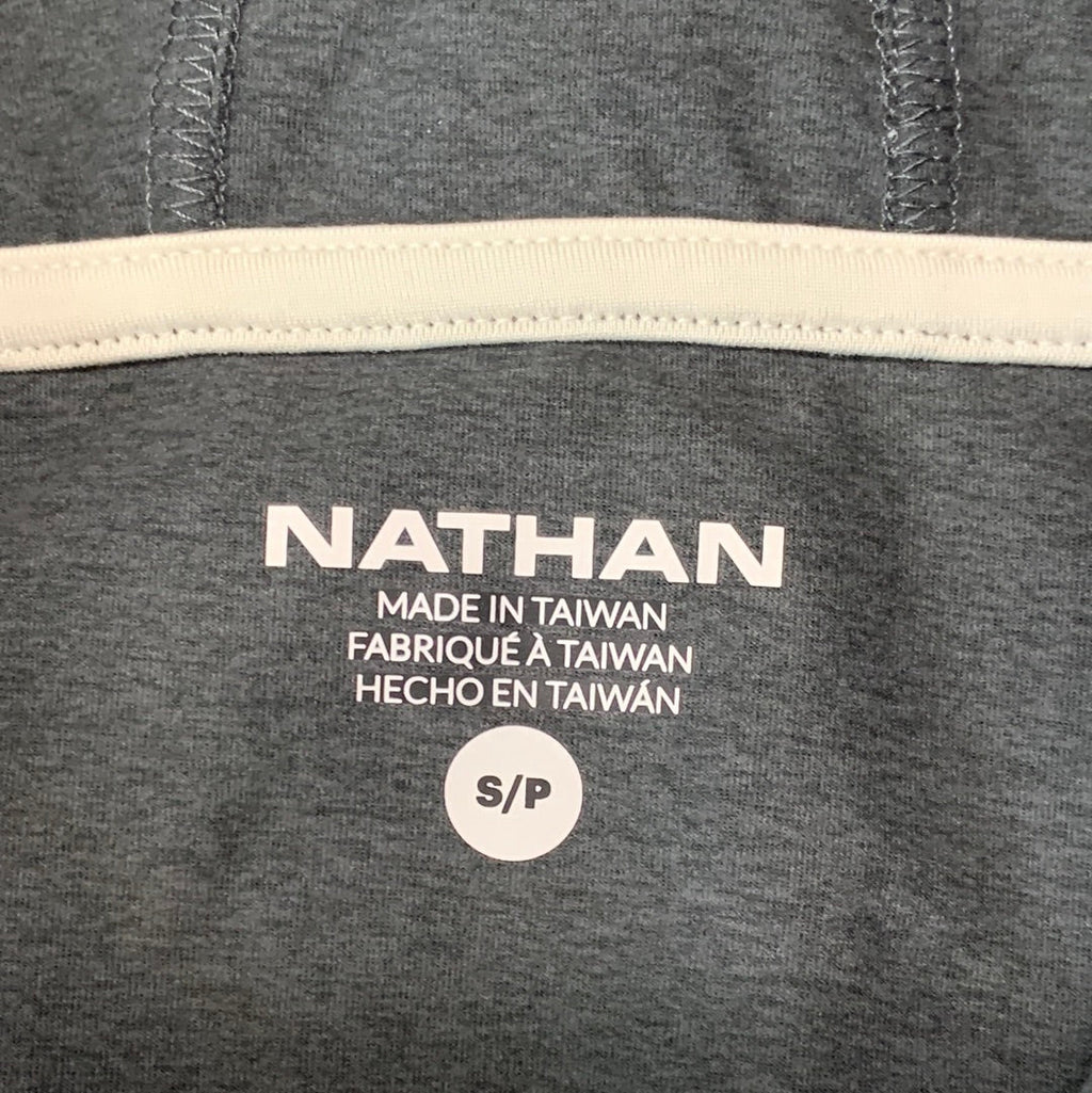 NATHAN 365 Hooded Long Sleeve Shirt Women's Sz S Dark Charcoal NS50080-80078-S (New)