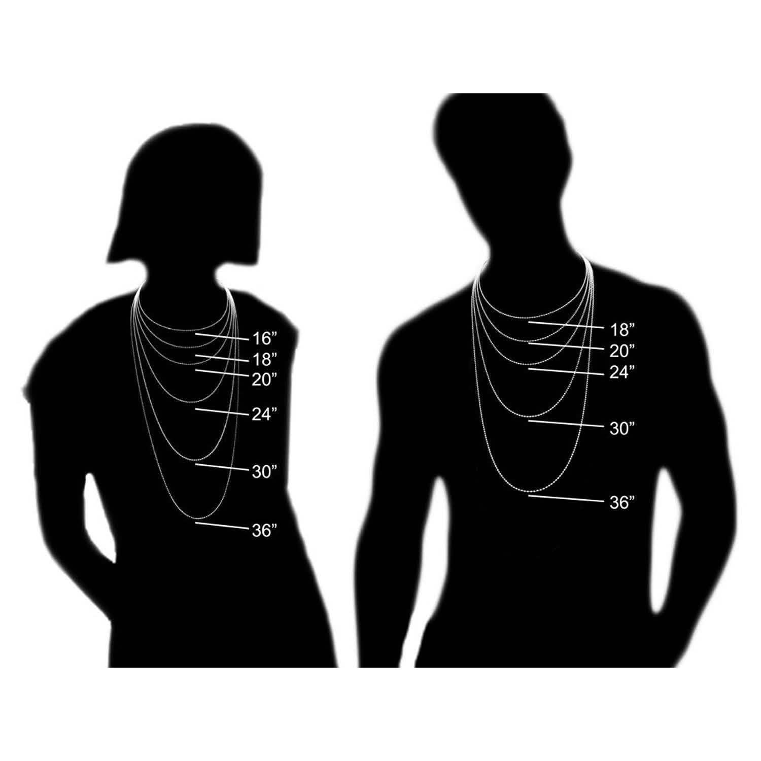 18K 3mm Solid Gold Rope Chain Necklace Men Women