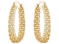 18K Gold Plated Hoop Earrings