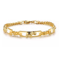 18K Gold Plated Lucky Elephant Parade Bracelet